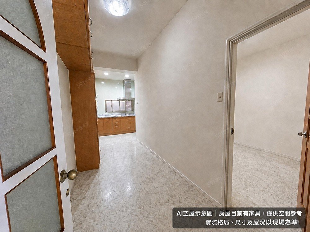 室內動線|AI 空屋示意圖